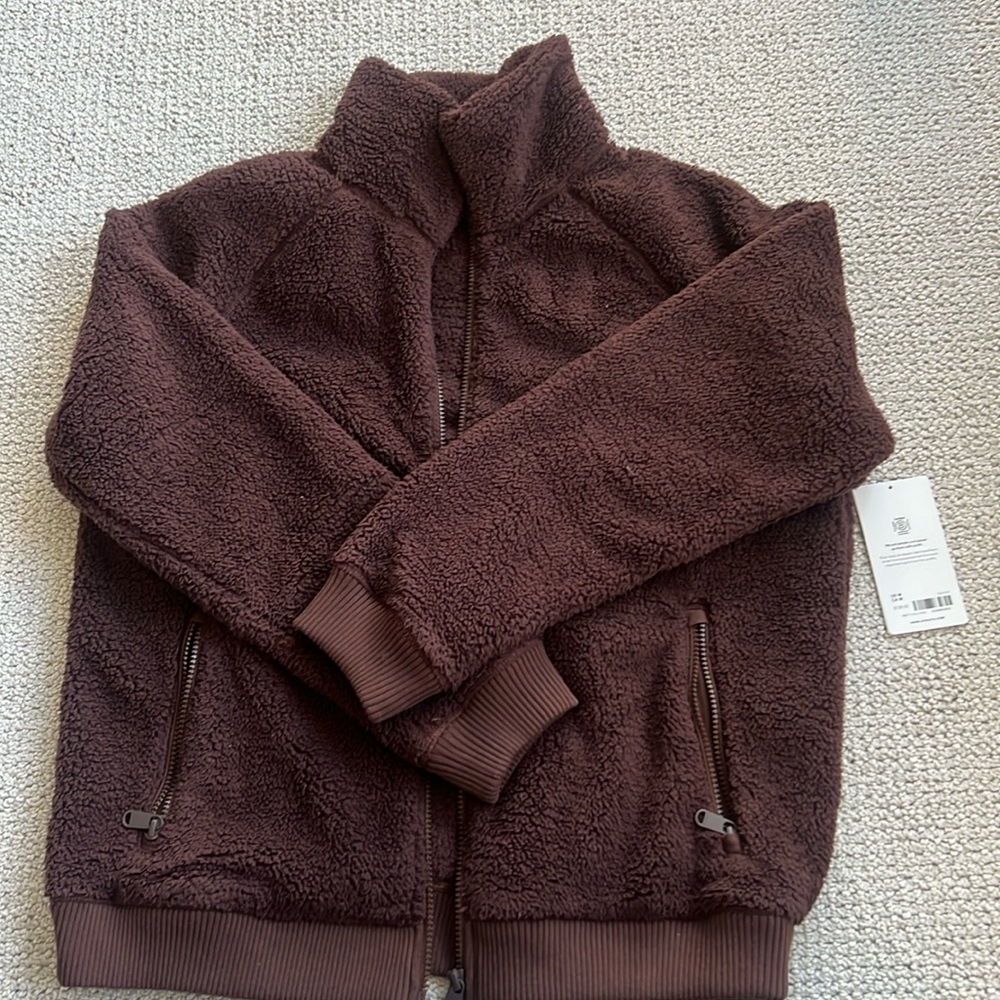 Athleta Tugga II Jacket - NWT - Chocolate Brown - Size Medium